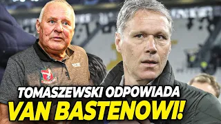 TOMASZEWSKI OSTRO ODPOWIADA VAN BASTENOWI! STARCIE LEGEND PIŁKI PRZED EURO