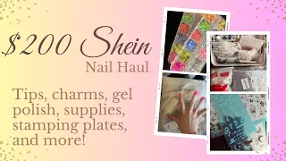 Massive Shein Nail Haul #nailart #diynails #shein #easynailart #nailpolish #gelxnails #gelnails