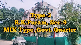 Type-3, Sec-9, R.K Puram, Mix type Government quarter .