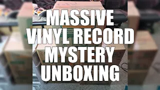 Massive Vinyl Record Mystery Unboxing