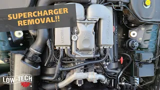 Jaguar XJR Supercharger Removal: Part 1