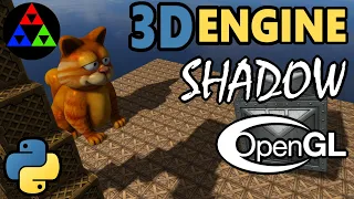 3D Engine in Python. Shadow Mapping, PCF