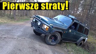 Pierwsze straty w sprzęcie