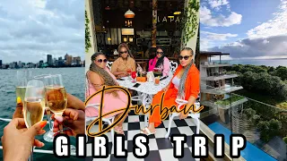 GIRLS TRIP IN DURBAN VLOG: BOAT CRUISE | LUNCH & DINNER DATES | NIGHTS OUT | SOUTH AFRICAN YOUTUBER