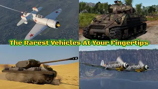 How To Test Drive Hidden And Ultra Rare Vehicles [War Thunder]