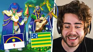 E SE OS ESTADOS BRASILEIROS FOSSEM PERSONAGENS DE UM JOGO DE LUTA?