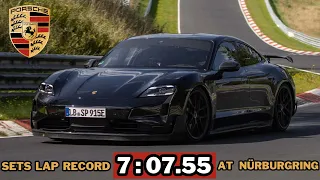 2025 Porsche Taycan Sets Nurburgring Ablaze: 7:07 Lap Record Crushes Tesla Model S Plaid!