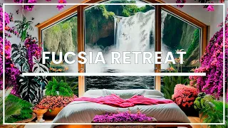 CAFÉ VIBES |  Tropical Retreat with waterfalls | Bossa Nova Fusion