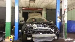 Toyota Supra Turbo first startup