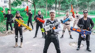 LTT Game Nerf War : Strike The Resort SEAL X Nerf Guns Fight Mr Zero Crazy Sweeping Criminal World