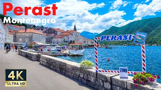Perast Montenegro 🇲🇪 4K Bay of Kotor Walking Tour 2022
