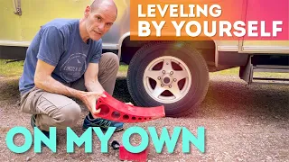 How to Level Your Trailer with Andersen Levelers By Yourself! - Quick & Easy RV Tips