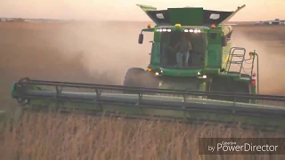 Принцип работы ротора S серии комбайнов John Deere.