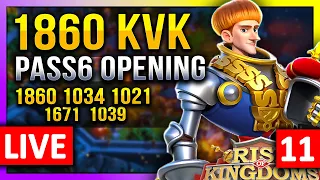 1860 KVK : Pass6 Opening 🔥 LIVE! 🔴 #C11432, #11, #1860, #1034, #1021, #1671 ...