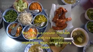 Pad Thai. A popular Thai food.