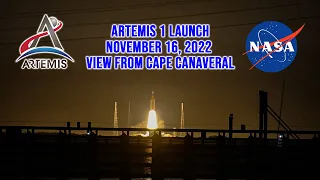 NASA Artemis 1 Rocket Launch Cape Canaveral View 2022 11 16