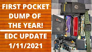 EDC POCKET DUMP UPDATE 1/11/2021, FIRST EVERYDAY CARRY UPDATE OF THE YEAR,