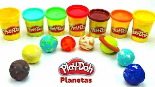 El Sistema solar | DIY Cómo hacer plastilina Play doh Planetas en el Universo