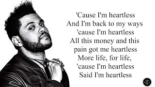 The Weeknd - Heartless | Lyrics on Screen