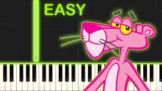 THE PINK PANTHER - EASY Piano Tutorial