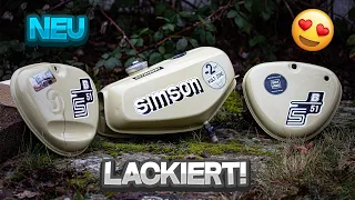 🤩 Ich hab mein S51 TANKSET LACKIERT 💥  | Soooo ein geeeeiles Produuukt | Ronjas (Fame) Umbau #6