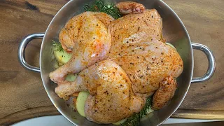 איך להכין עוף צלוי שלם בתנור - ארוחת חג מושלמת