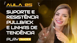 AULA 05 - SUPORTE, RESISTÊNCIA, PULLBACK E LINHAS DE TENDÊNCIA -OPÇÕES BINÁRIAS