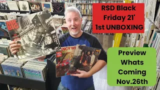 RSD Black Friday 2021 Vinyl Unboxing. First Look, Preview of Limited Edition Releases. + Canceled