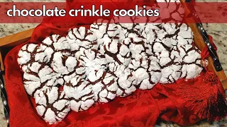 Chocolate Crinkle Cookies! | Day 5 of 12 Days of Christmas Cookies!!