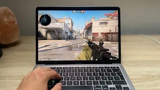 M1 MacBook Air Base Model - Counter Strike Global Offensive Gaming Test (2022)