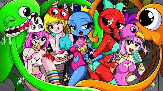 [Animation] Delicious Garten of Banban, Rainbow Friends BEST 3!  | Mukbang Cartoon Compilation