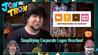 JonTron Reaction - Simplifying Corporate Logos | POV REACTS