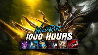 Wildrift 1000 HOURS WITH ZED | Zed Montage - League of Legends Wildrift