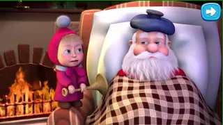 masha and the bear. christmas carol. Маша и медведь. рождественская песнь.