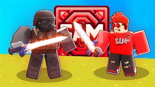 I Tried Out For THIS YOUTUBERS CLAN...(Roblox Bedwars)ft. @Sammical