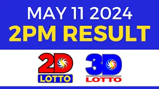 2pm Lotto Result Today May 11 2024 | Complete Details