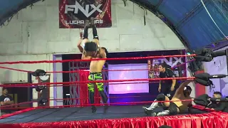 Stone Dragon vs Frank Nova (C) vs Zack Over - Último Rebelde, Fénix Lucha Libre