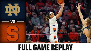 Notre Dame vs. Syracuse Full Game Replay | 2022-23 ACC Men’s Basketball