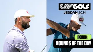 LEADER HIGHLIGHTS: Rahm, Meronk Co-Lead After 62s | LIV Golf Jeddah