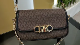 Распаковка сумки MICHAEL KORS Parker Medium Logo Shoulder Flap