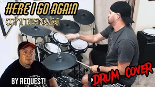 Here I Go Again by Whitesnake Drum Cover - Requested by @MikeFewMusic