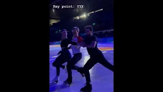 Ice Dance Threes??? | Madison Hubbell, Gabriella Papadakis, Adrián Díaz (Beijing Gala)