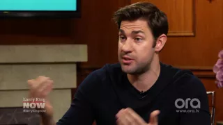 John Krasinski's biggest comedy influence is Conan O'Brien | Larry King Now | Ora.TV