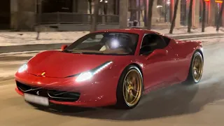 ЗОЛОТАЯ МОЛОДЕЖЬ ДРИФТ НА FERRARI ЗИМОЙ!