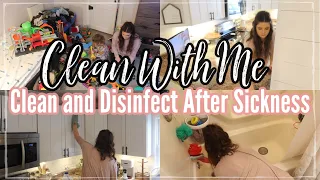 POST COVID CLEAN AND DISINFECT WITH ME | WHOLE HOUSE CLEAN WITH ME | CLEANING AFTER SICKNESS