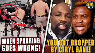 FOOTAGE of Sean Strickland KNOCKING OUT sparring partner,Ex-coach FIRES BACK at Ngannou,2 BIG FIGHTS