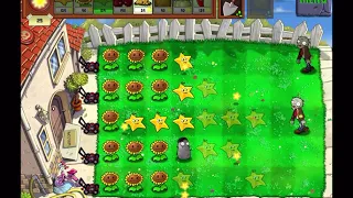 Plants vs zombies Shooting star Achievement (completel seeing stars before first flag )