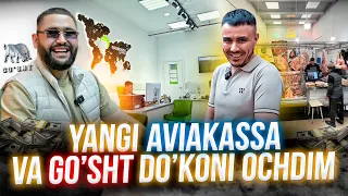 YANGI AVIAKASSA VA GO'SHT DO'KONI OCHDIM