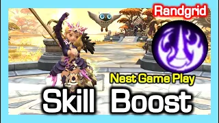 Randgrid Skill Boost - nest game play / Extra Attack removed ~ smooth rotation!! / Dragon Nest Korea
