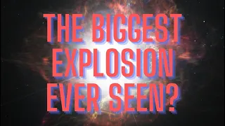 The biggest explosion on record?